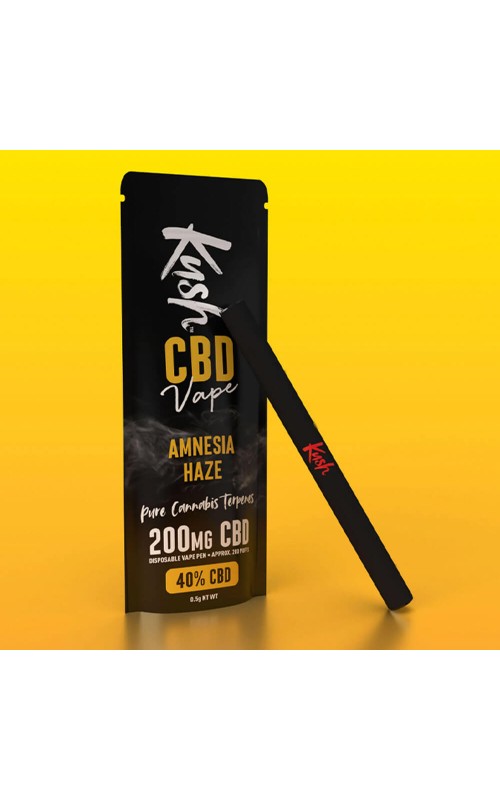 Kush CBD Vape 200mg CBD Disposable Pen Amnesia Haze Kush CBD Vape 200mg CBD Disposable Pen Amnesia Haze