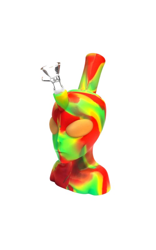 Black Sheep- Silicone Bong Alien Head Rasta 20cm