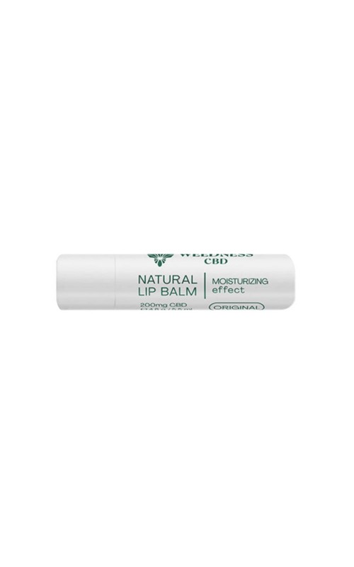 Weedness CBD Natural Lip Balm Original with Moisturizing Effect 4% CBD (4.8g)
