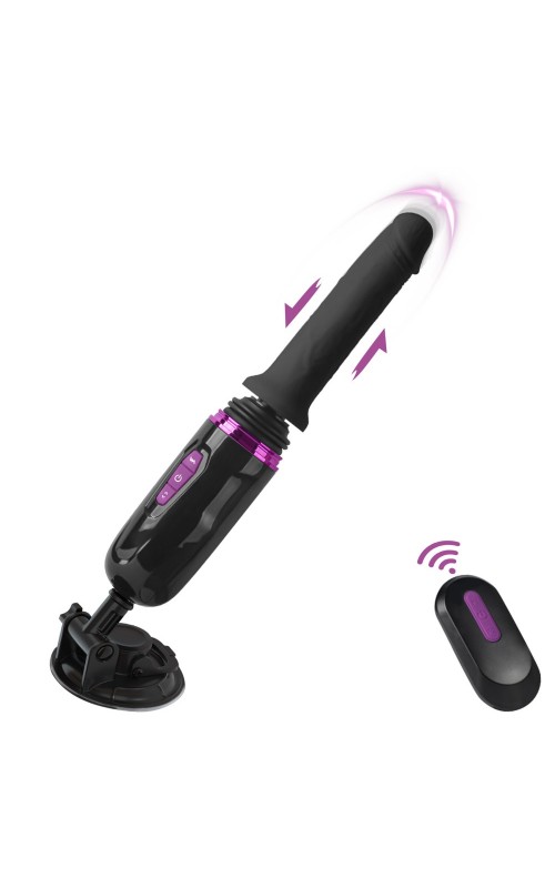 Hiram hand-free thrusting pocket dildo machine