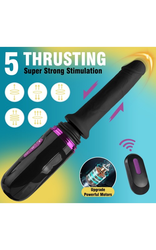 Hiram hand-free thrusting pocket dildo machine