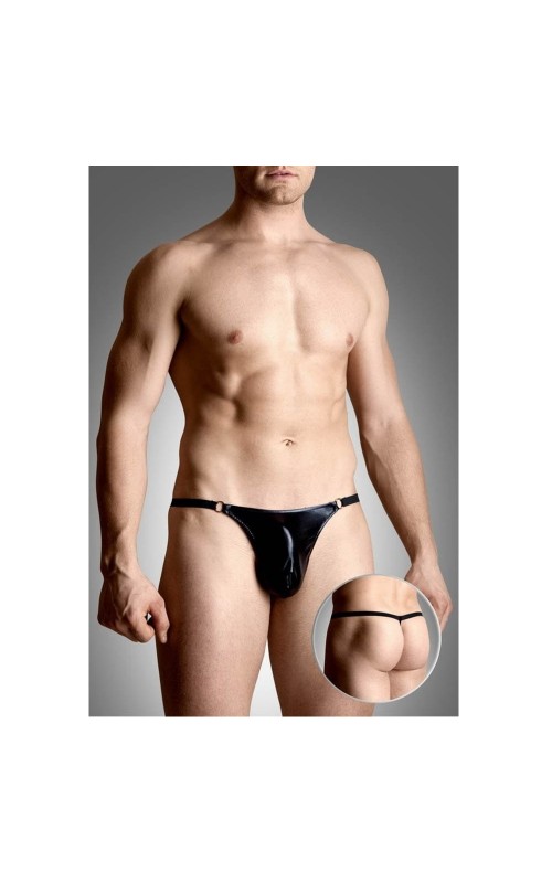 Softline- Mens thongs 4487 - black SL 