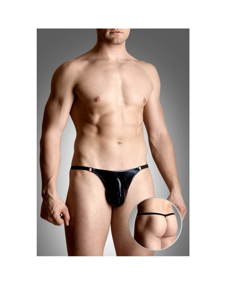 Softline- Mens thongs 4487 - black SL 