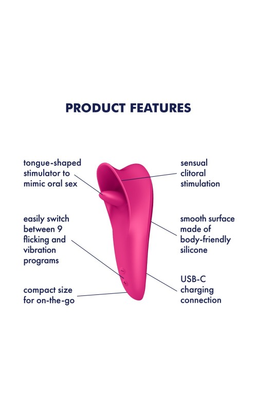 Satisfyer- Tongue Master - pink