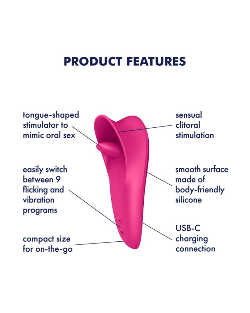 Satisfyer- Tongue Master - pink