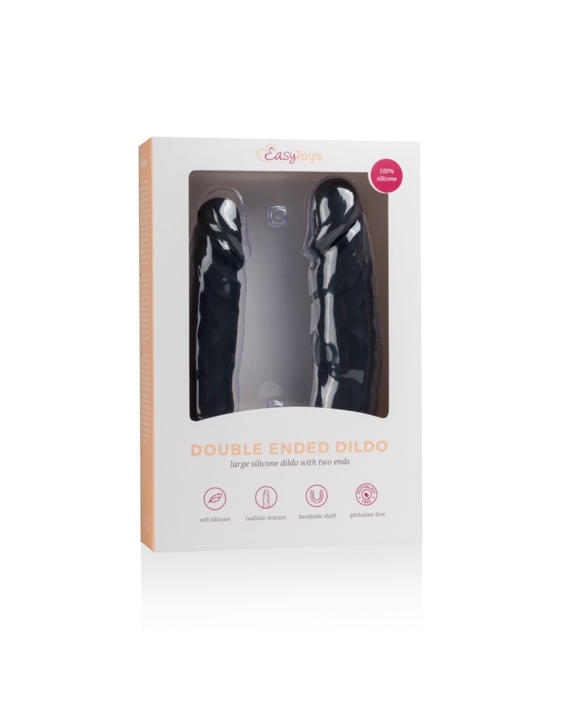 Easytoys- Double Ended Dildo Black - 40 cm Easytoys- Double Ended Dildo Black - 40 cm