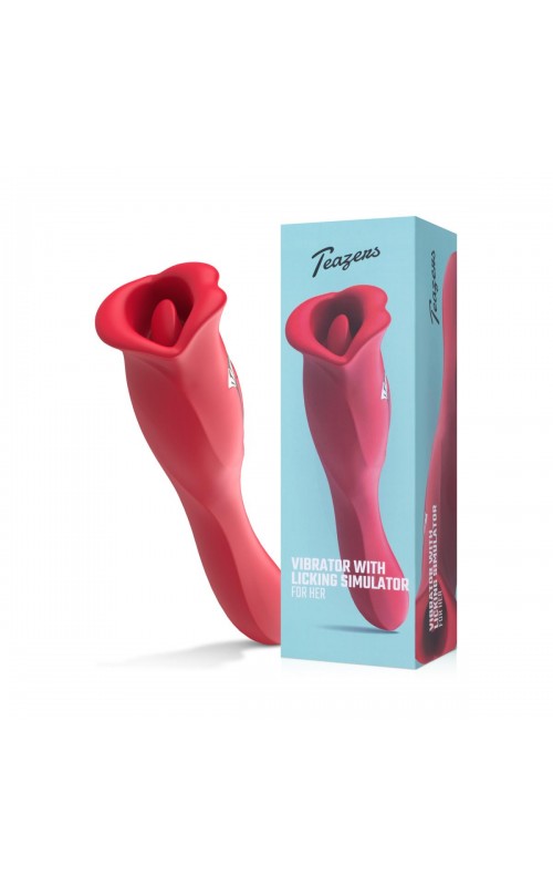 Teazers- Vibrator with Licking Clitoris Stimulator