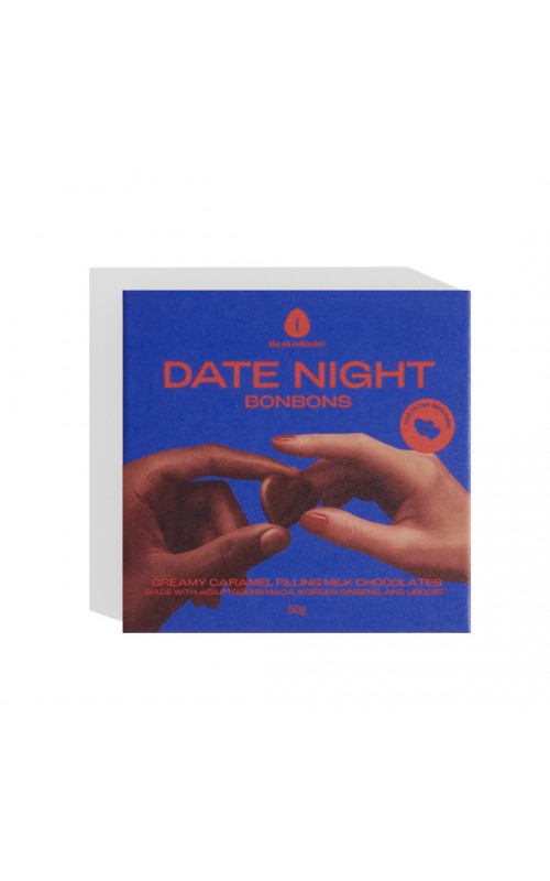 The Oh Collective- Date Night Bonbon – Milk Chocolate Caramel- Βρώσιμα Αφροδισιακά Σοκολατάκια Καραμέλας