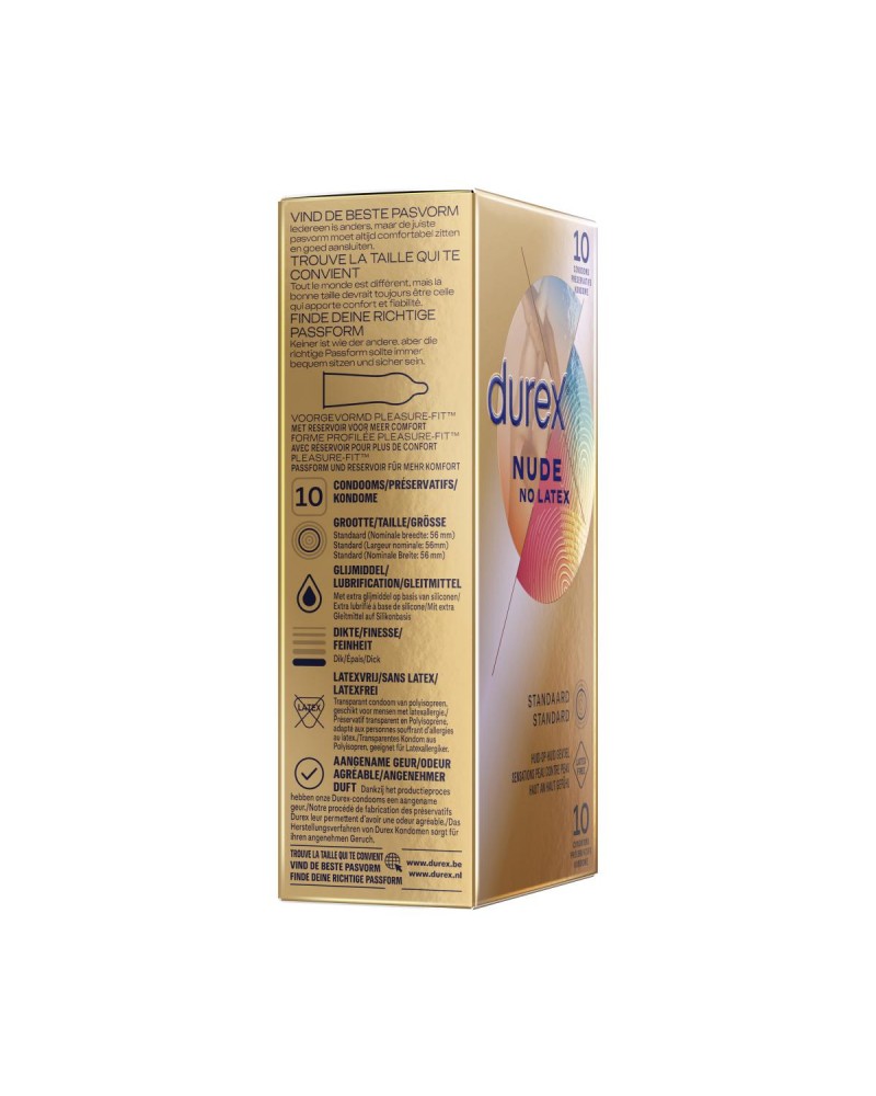Durex Nude No Latex - 10 Pieces