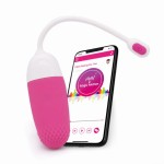 Vini App-Controlled Vibrating Egg - Pink/White