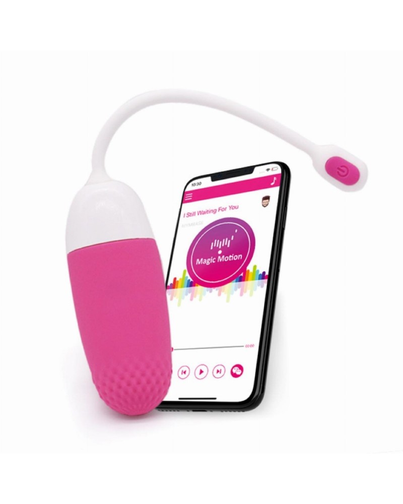 Vini App-Controlled Vibrating Egg - Pink/White