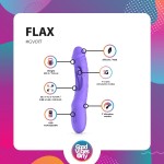 Flax Vibrating Dildo with G-Spot Stimulator