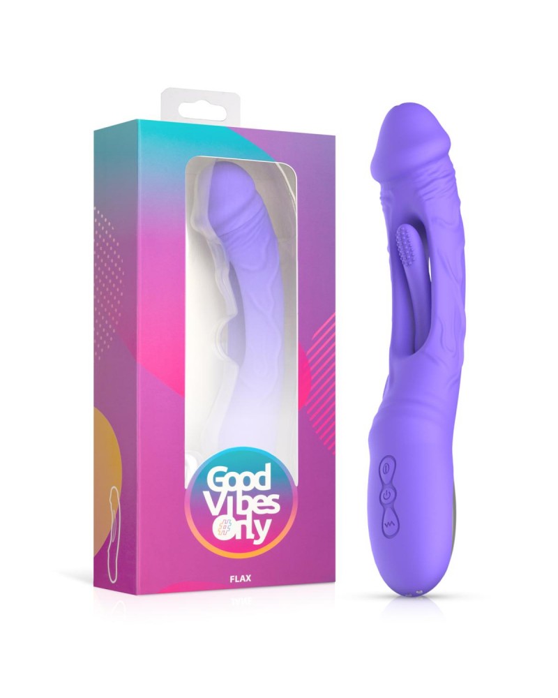 Flax Vibrating Dildo with G-Spot Stimulator
