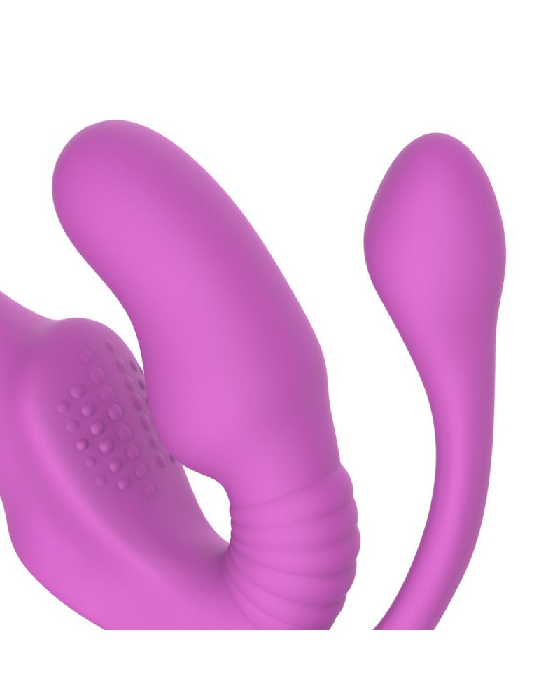 Teazers – Strapless Strap-On with Anal Plug – Pink Teazers – Strapless Strap-On with Anal Plug – Pink