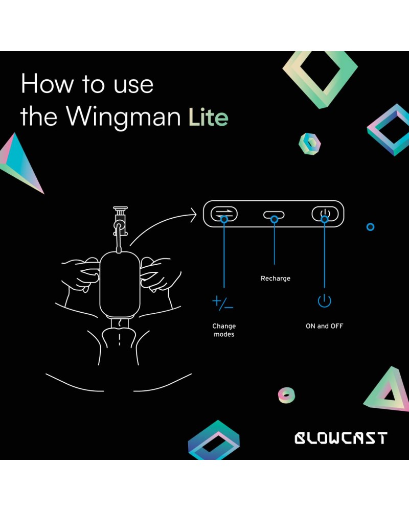 BLOWCAST - Wingman Lite Automatic Masturbator 