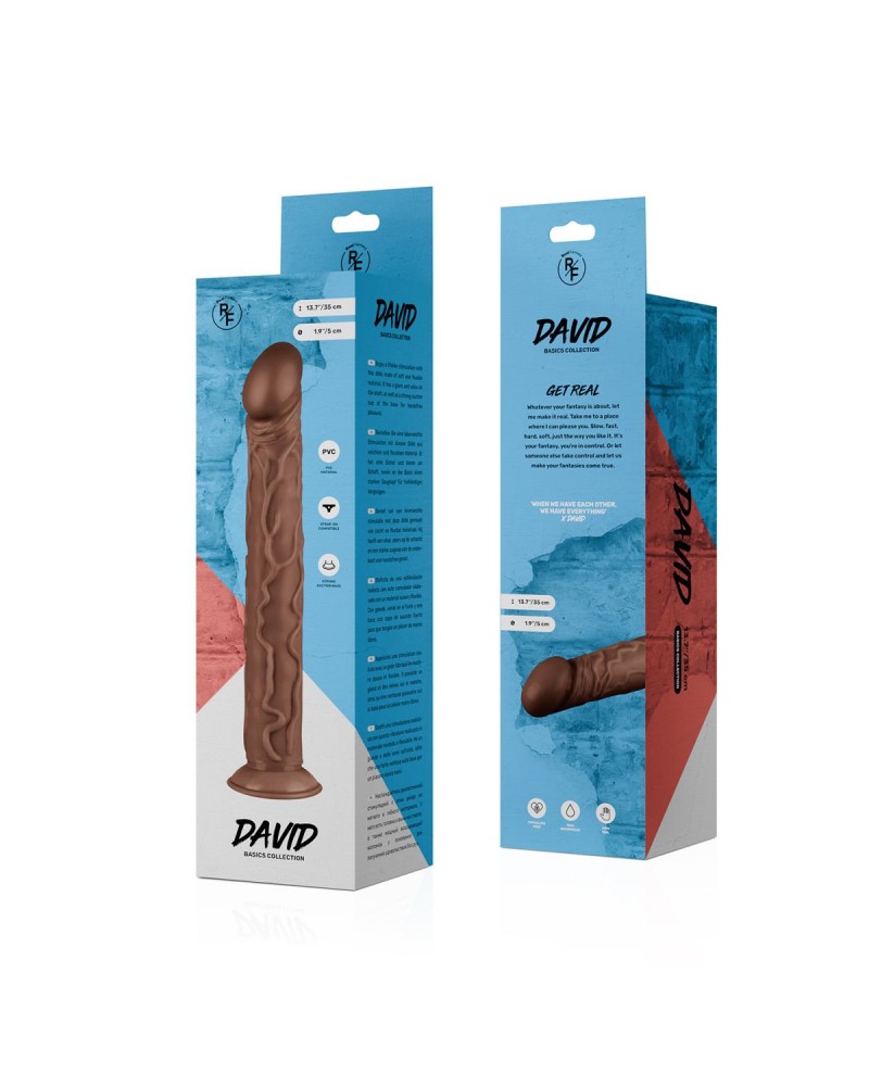 David Realistic Dildo - 35 cm David Realistic Dildo - 35 cm