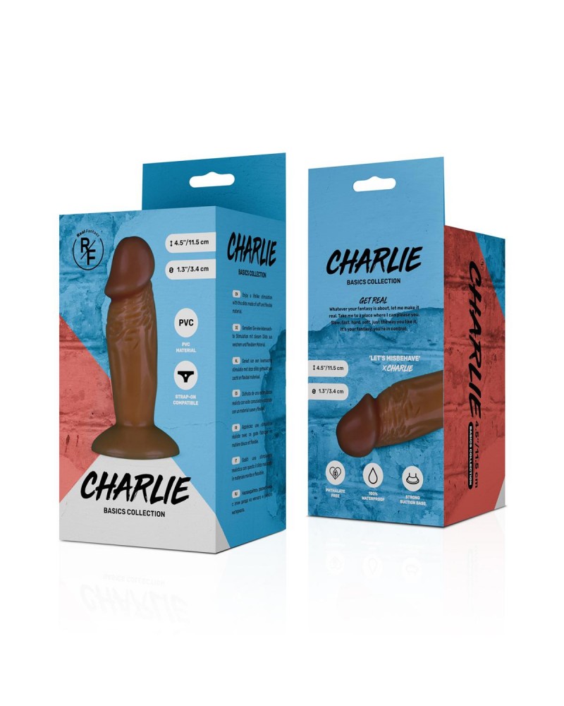 Charlie Realistic Dildo with Suction Cup - 11.5 cm Charlie Realistic Dildo with Suction Cup - 11.5 cm
