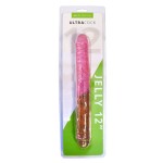 Ultracock Pink Jelly 12in Double Ender