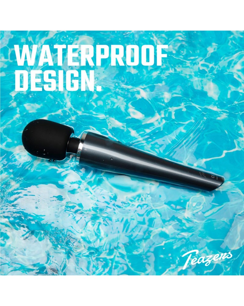 Black Lightning Wand Vibrator – Black