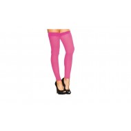 Footless Sheer Thigh High-Pink Footless Sheer Thigh High-Pink