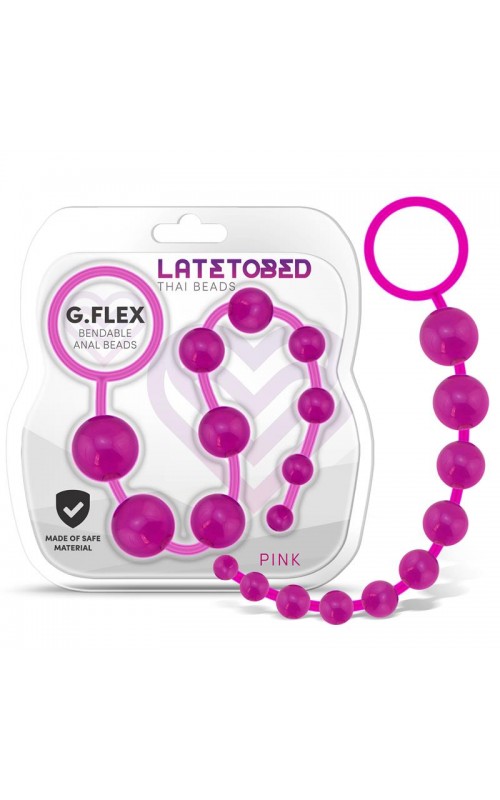 G.Flex Bendable Thai Anal Beads Pink	