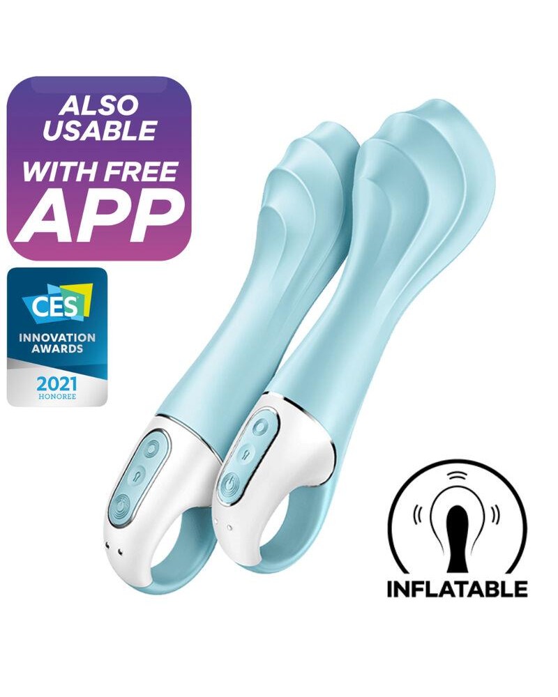 Inflatable Vibe Air Pump Vibrator 5 with APP Satisfyer Connect	