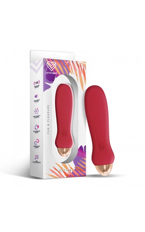 Luxo Stimulator 10 Speeds Rust Red