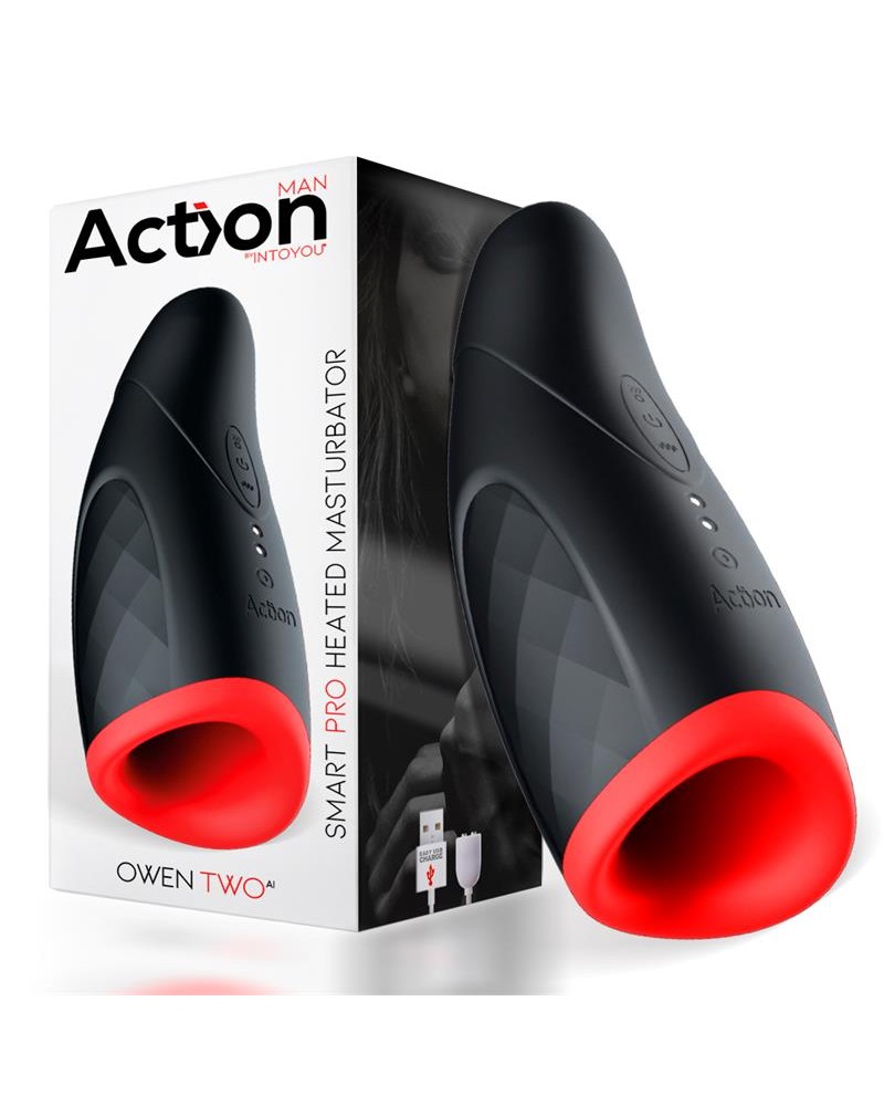 Owen Two Masturbator Variable Pressure Smart Pro Heating Function USB	