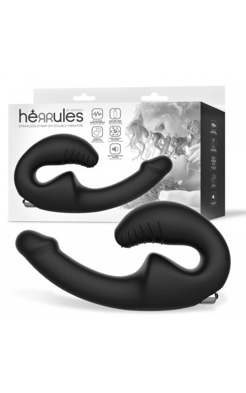 Strapless Strap-on Double Vibrator