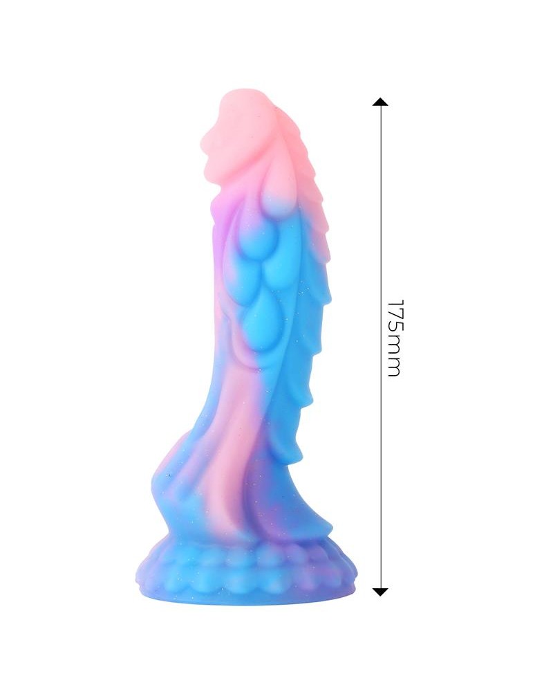 Luminiscent "Dragon" Shaped Dildo 18 cm