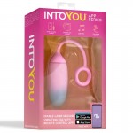 Vibrating Egg with APP Double Layer Silicone Blue/Purple