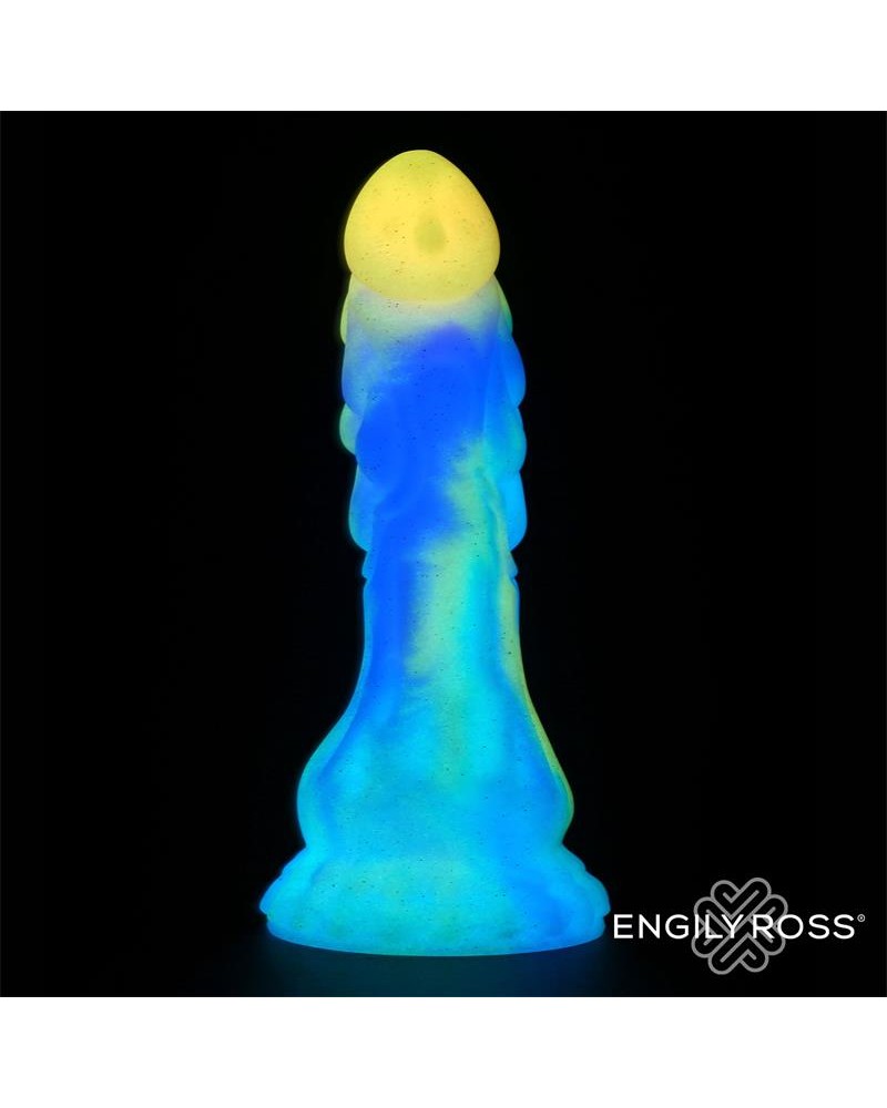 Luminiscent "Dragon" Shaped Dildo 18 cm