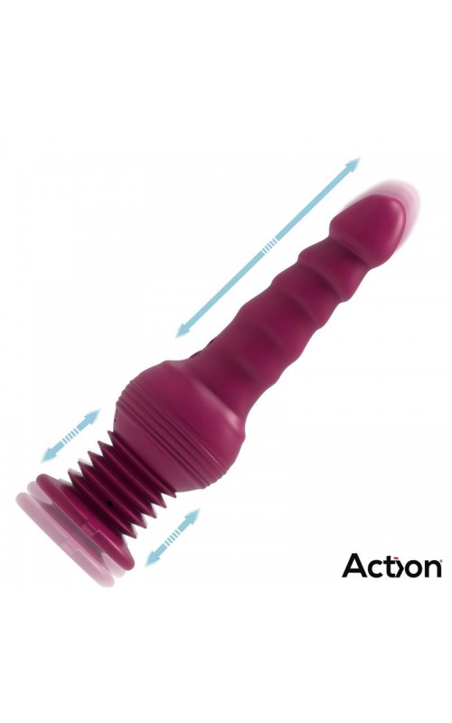 Rocket Ultra Jet Thruster Vibrator with Powerfull Suction Cup	