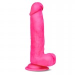 Slidy Realistic Dildo Dual Layer Retractable and Adjustable 8"	