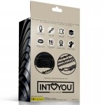 INTOYOU BLACK SHADOW- Collar with Leash Vegan Leather INTOYOU BLACK SHADOW- Collar with Leash Vegan Leather