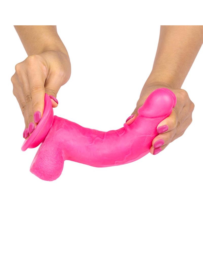 Slidy Realistic Dildo Dual Layer Retractable and Adjustable 8"	