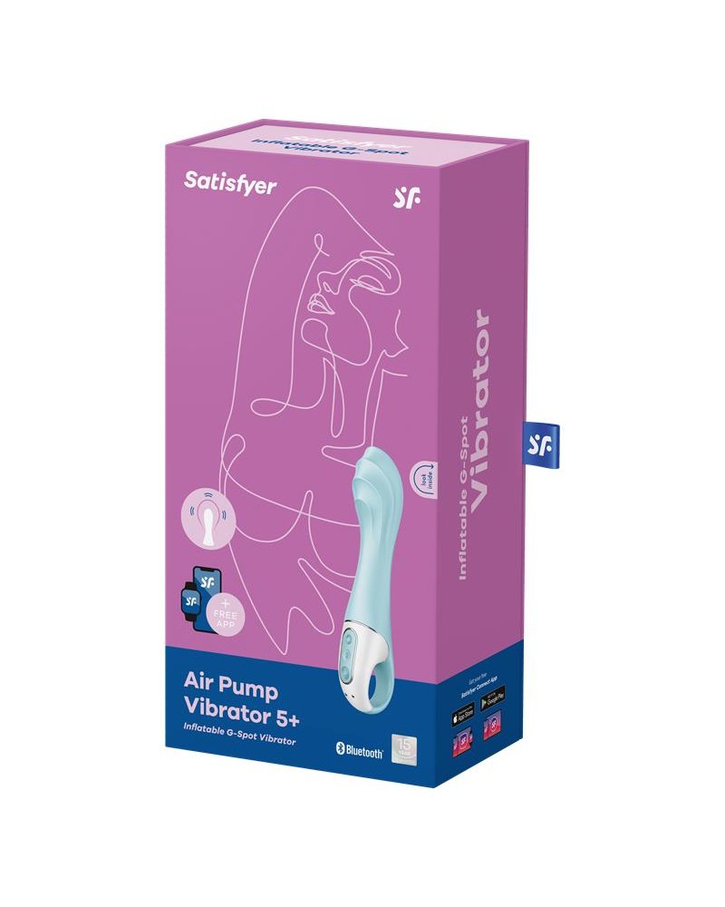 Inflatable Vibe Air Pump Vibrator 5 with APP Satisfyer Connect	