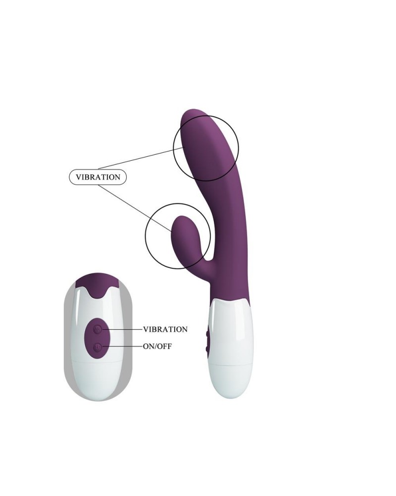 Pretty Love Vibrador Alvis Color Púrpura	