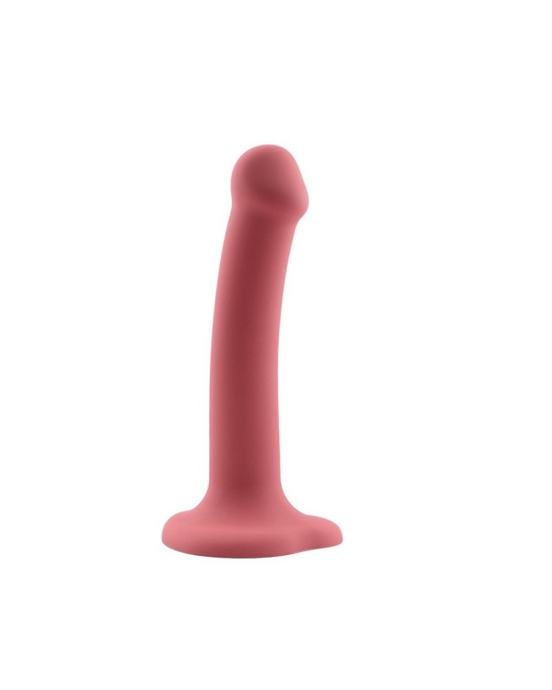 Bouncy Liquid Silicone Dildo Hiper Flexible 7.5" - 19 cm Size L Burgundy