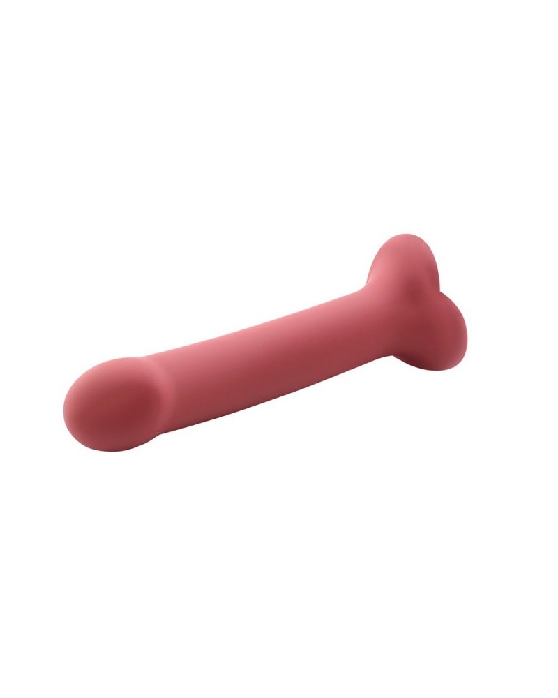 Bouncy Liquid Silicone Dildo Hiper Flexible 7.5" - 19 cm Size L Burgundy