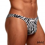 ADALET MAN Jake Thong Low-Rise Zebra