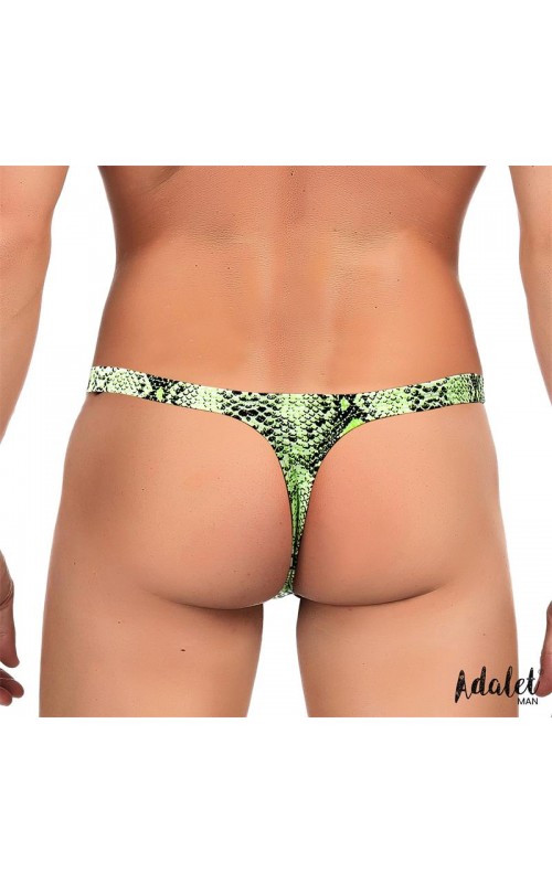 ADALET MAN Maver Thong Snake Green