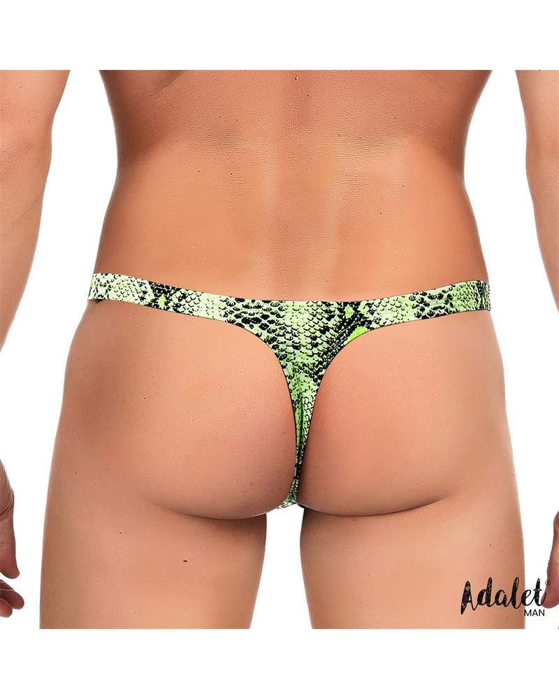 ADALET MAN Maver Thong Snake Green ADALET MAN Maver Thong Snake Green