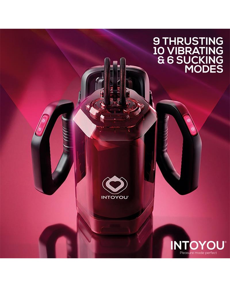 INTOYOU Vexor 3 in 1 Male Masturbator Sucking, Thrusting and Vibrator USB-C