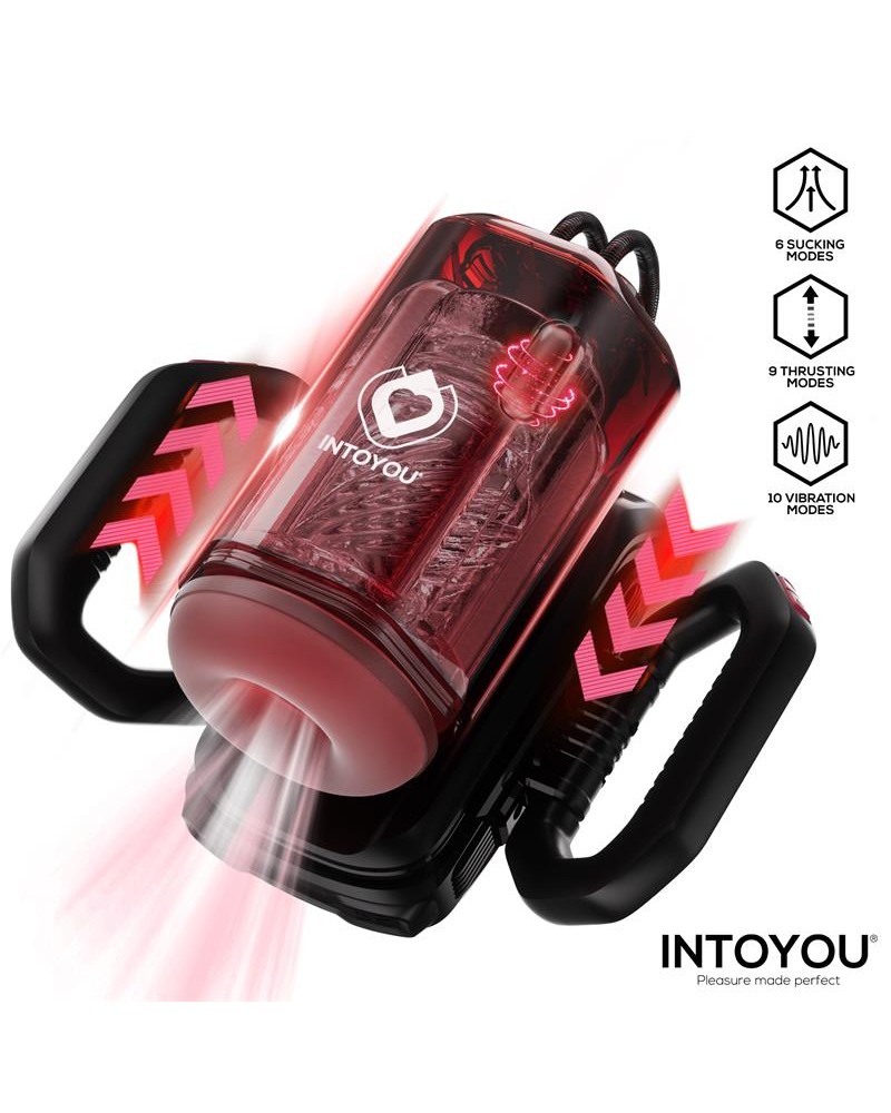 INTOYOU Vexor 3 in 1 Male Masturbator Sucking, Thrusting and Vibrator USB-C