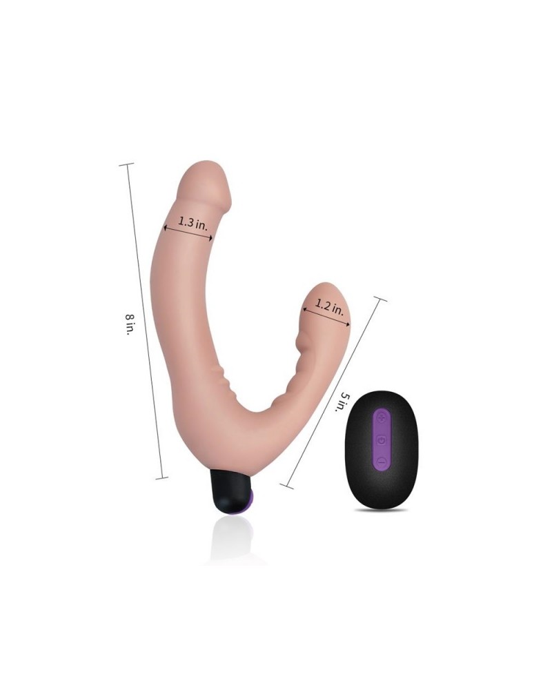 Strapless Double Dildo Silicone