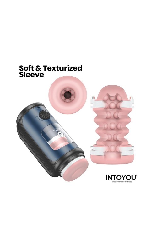 Tenkro Masturbator wit Thrusting and Heat USB-C