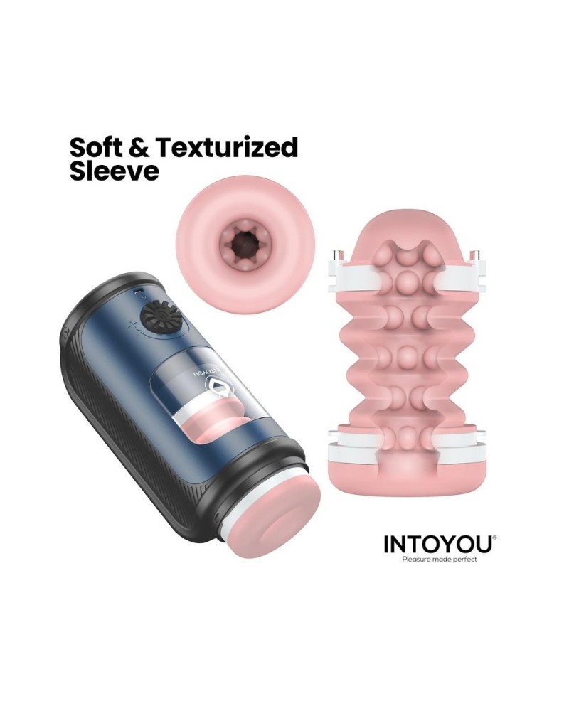 Tenkro Masturbator wit Thrusting and Heat USB-C