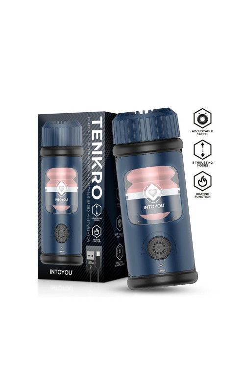 Tenkro Masturbator wit Thrusting and Heat USB-C
