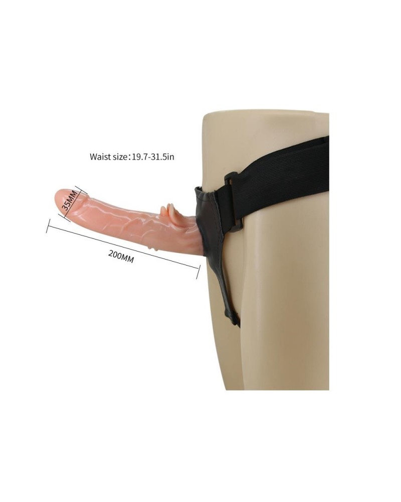 Dildo Strap-On with Remote Control 18 cm